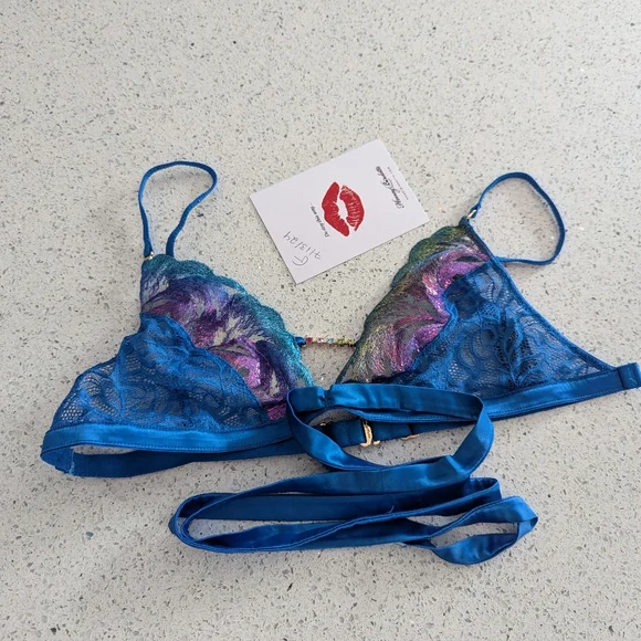Honey Birdette Delphine Bralette M